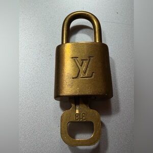 Louis Vuitton Brass Padlock with Key - Brown/Gold #318